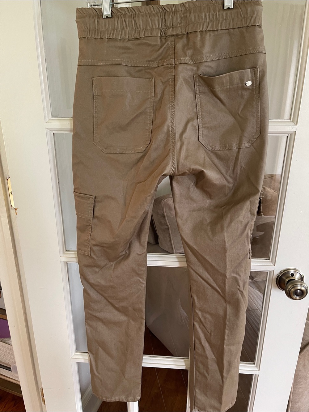 BEVY FLOG Olive Green Straight-Leg Cargo Pants